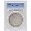 Image 1 : 1886 $1 Morgan Silver Dollar Coin NGC MS63