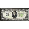Image 1 : 1934 $20 Federal Reserve STAR Note Light Green Seal