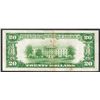 Image 2 : 1934 $20 Federal Reserve STAR Note Light Green Seal