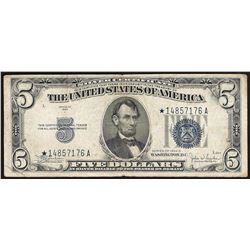 1934C $5 Silver Certificate STAR Note