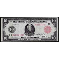 1914 $10 Federal Reserve Note Red Seal