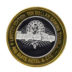 .999 Silver Rio Suite Hotel & Casino Las Vegas, NV $10 Limited Edition Gaming To