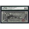 Image 1 : 1896 $1 Educational Silver Certificate Note Fr.224 PMG Choice Uncirculated 64EPQ