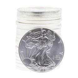 Roll of (20) 2016 $1 American Silver Eagle Brilliant Uncirculated Coins