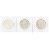 Image 1 : Set of (3) 1935 Arkansas Centennial Commemorative Half Dollar Coins