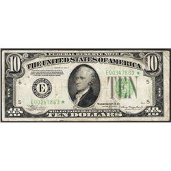 1934A $10 Federal Reserve STAR Note