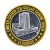 .999 Silver Eldorado Hotel & Casino $10 Casino Limited Edition Gaming Token