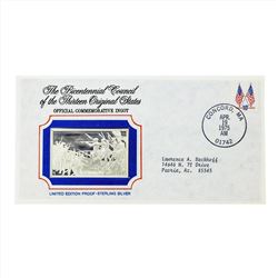 Bicentennial Council of the Thirteen Original States Silver Ingot