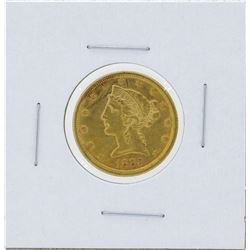 1883-S $5 Liberty Head Half Eagle Gold Coin