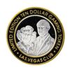.999 Silver Las Vegas Club $10 Limited Edition Casino Gaming Token