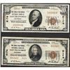 Image 1 : Lot of 1929 $10 & $20 San Francisco California National Currency Notes CH# 9174