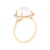 Image 4 : 14KT Rose Gold 5.24 ctw Moonstone and Diamond Ring