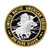 Image 2 : .999 Silver Red Cloud Sioux $10 Casino Limited Native American Series Gaming Tok