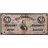Image 1 : 1864 $50 Confederate States of America Note