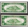 Image 2 : Lot of (2) 1934 $10 Silver Certificate Notes