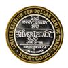 Image 2 : .999 Silver Silver Legacy Reno, Nevada $10 Casino Limited Edition Gaming Token