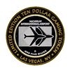 Image 2 : .999 Silver McCarran International Airport $10 Casino Limited Edition Gaming Tok