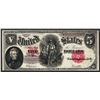 Image 1 : 1907 $5 Woodchopper Legal Tender Note