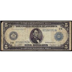 1914 $5 Federal Reserve Note