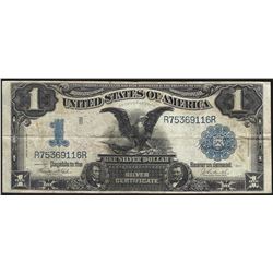 1899 $1 Black Eagle Silver Certificate Note