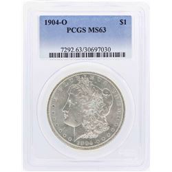1904-O $1 Morgan Silver Dollar Coin PCGS MS63