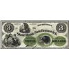 Image 1 : 1800's $3 State Bank at New Brunswick Obsolete Note
