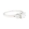 14KT White Gold 0.60 ctw Diamond Ring