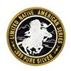 Image 2 : .999 Silver Sitting Bull Sioux $10 Casino Limited Native American Series Gaming