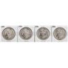 Image 1 : Lot of (4) Assorted Date $1 Morgan Silver Dollar Coins