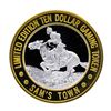 Image 1 : .999 Silver Sam's Town Las Vegas Nevada $10 Casino Limited Edition Gaming Token