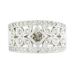14KT White Gold Ladies 0.70 ctw Diamond Ring