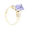 Image 3 : 14KT Yellow Gold Ladies 2.44 ctw Tanzanite and Diamond Ring