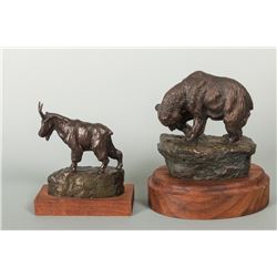 Earle E. Heikka, two bronzes