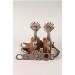 E. Garcia Silver Mounted Spurs
