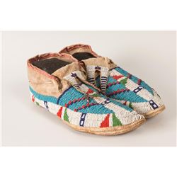 Sioux Beaded Man's Moccasins