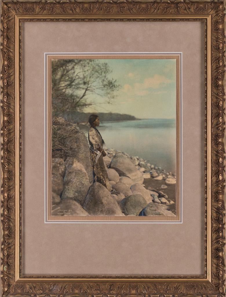 Roland Reed, hand-colored photograph