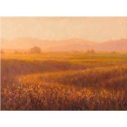 Brent Cotton, oil on board