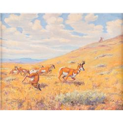 George Phippen, oil on canvas