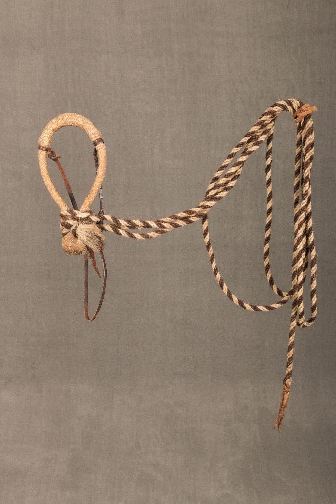 Luis B. Ortega (1897-1995) Braided Rawhide Bosal & Blind Bob Horsehair ...