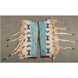 Blackfeet Beaded Man's Leggings