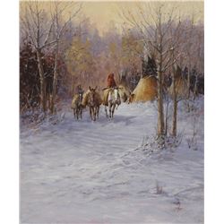 Ted Long, oil on canvas