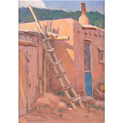 Ronald S. Riddick, oil on board