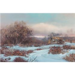 Ted Blaylock, acrylic on board