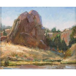 Howard Friedland, three oils