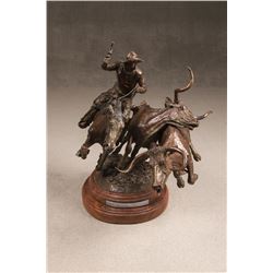 John W. Hampton, bronze