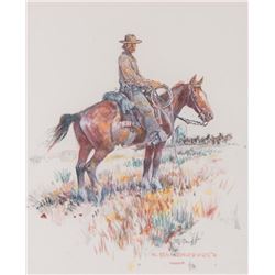 Nick Eggenhofer, gouache