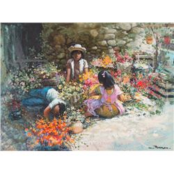 Ramon Rice, oil on board
