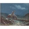 Image 1 : Olaf Wieghorst, oil on board