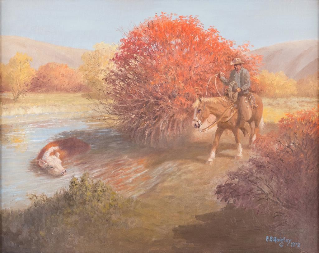 Ed Quilty Ed Quigley, oil on canvas
