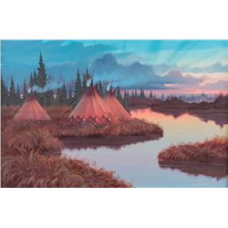 Ron Bailey, oil on board